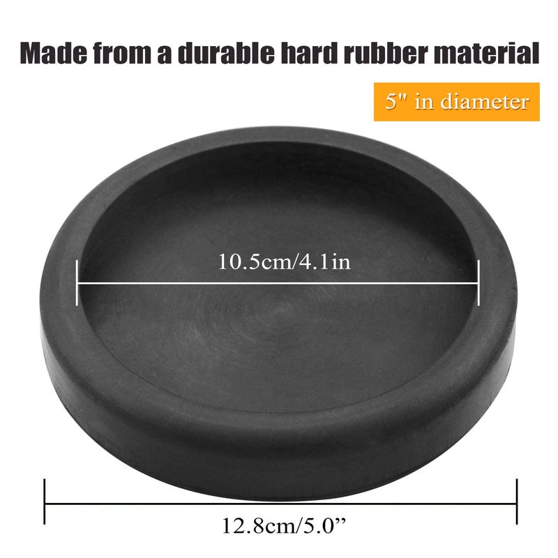 وسادات ذراع مطاطية مستديرة من Sporthfish لمجموعة BendPak أو Danmar Lift مكونة من 4 قطع - Image 2
